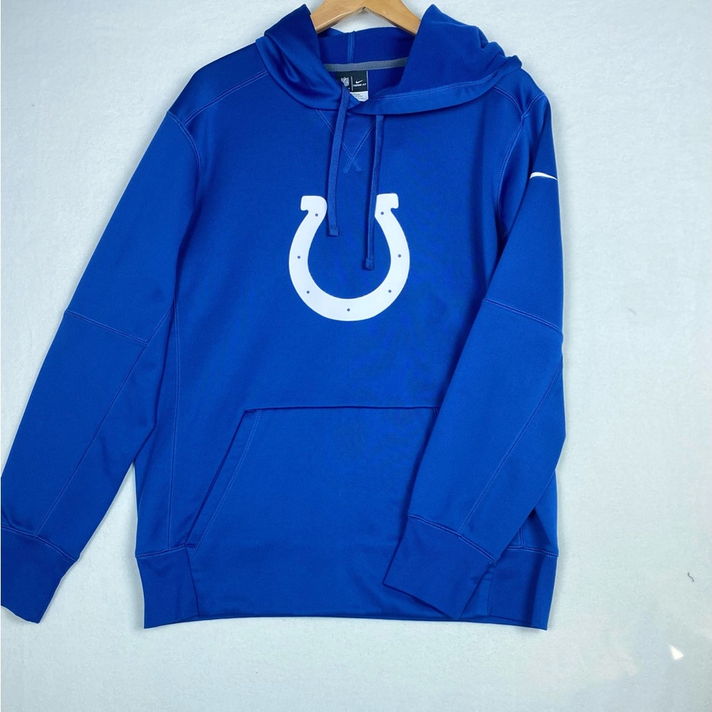 Nike Royal Blue Hoodie with White Emblem